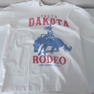 cotton on south dakota rodeo graphic boxy tee xsmall
